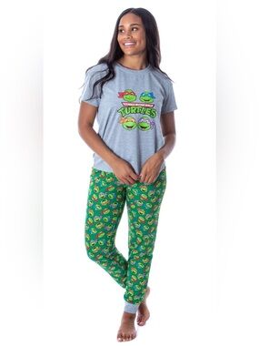 PJammy Nickelodeon TMNT Teenage Ninja Turtles Pajamas PJ Joggers Lounge Pants M🐢